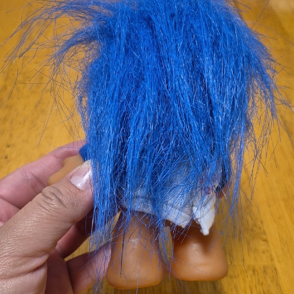 Blue-Haired Troll Doll Action Figure - Picture 3 of 5